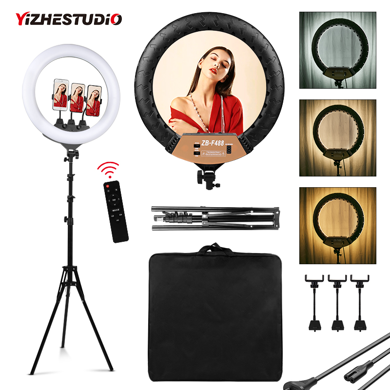 Webcam Ring Light - Yizhestudio F488 22Inch Vòng Đèn 300