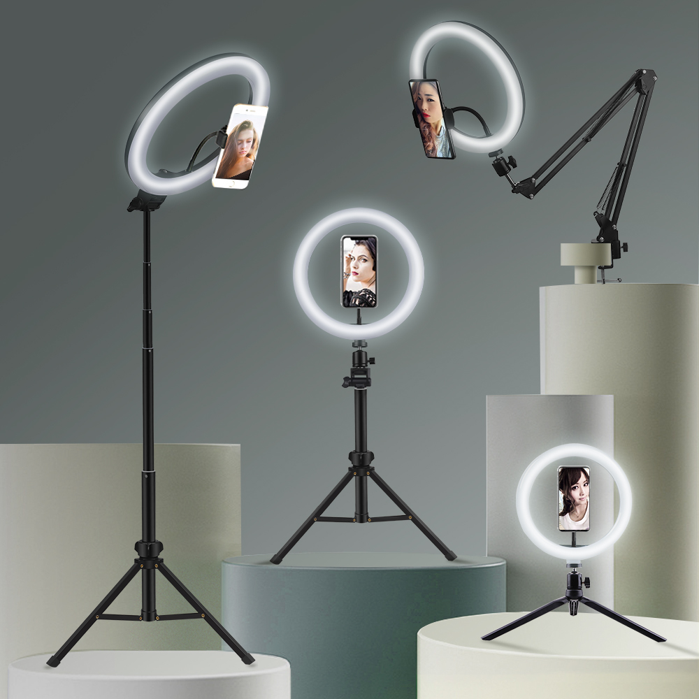 Webcam Ring Light - Youtube Chụp Vlog Selfie Tròn Hình