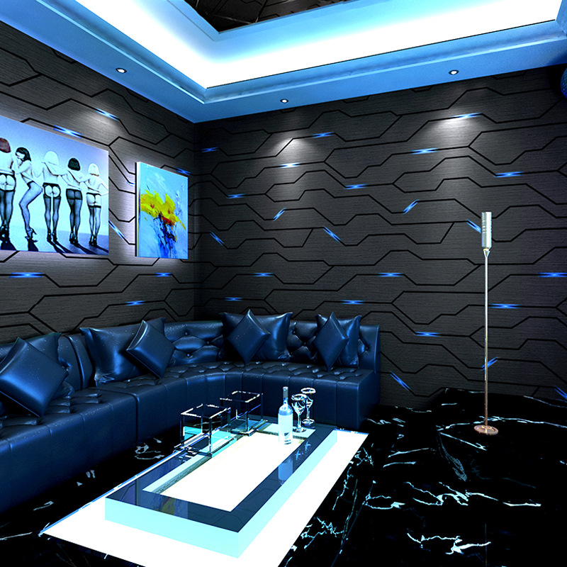 Esports Gaming Wallpaper - KTV Wallpaper Wall Covering 3D Stereo