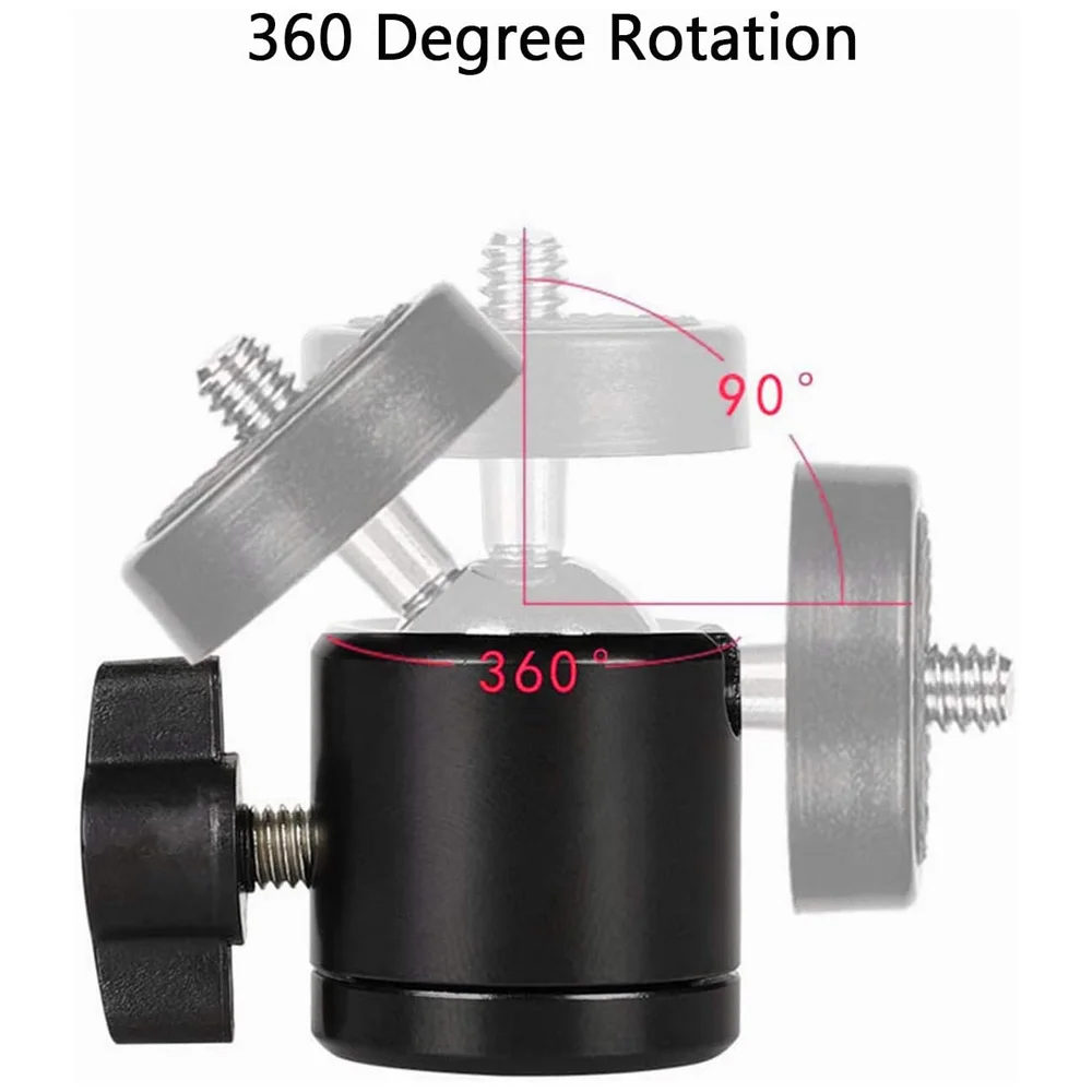 Mini Ball Head 1/4 Screw 360 S - đánh giá và giá Webcam Ring Light