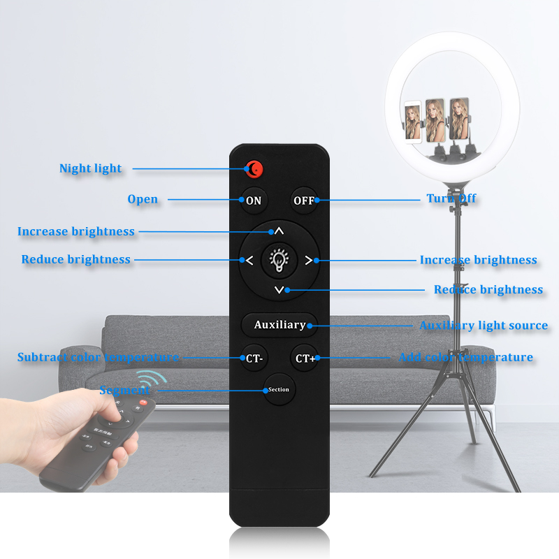 Yizhestudio F488 22Inch Vòng Đ - đánh giá và giá Webcam Ring Light
