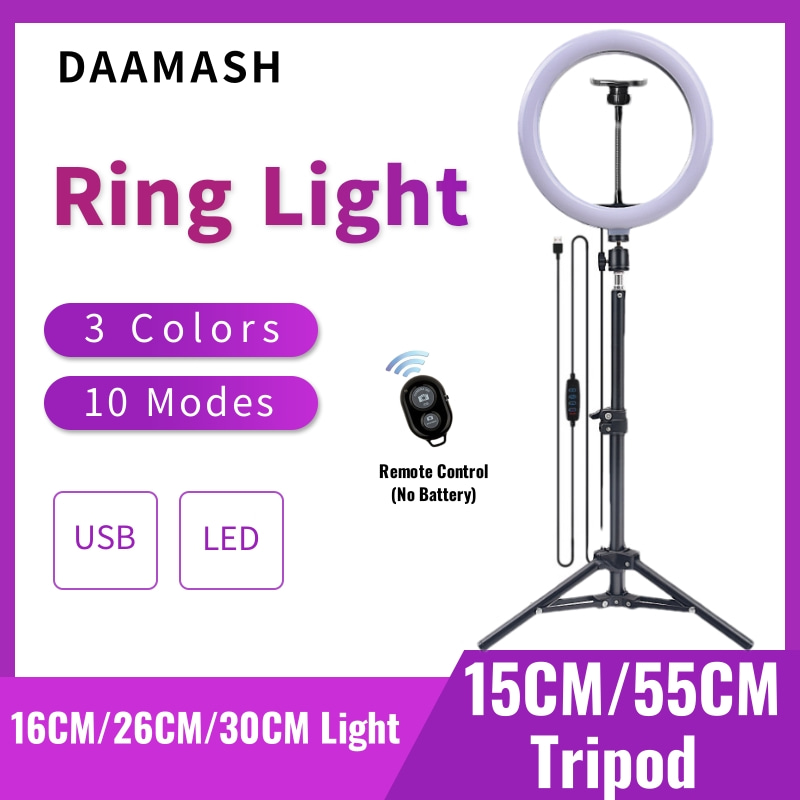 16cm/26cm/30cm LED Selfie Ring - đánh giá và giá Webcam Ring Light