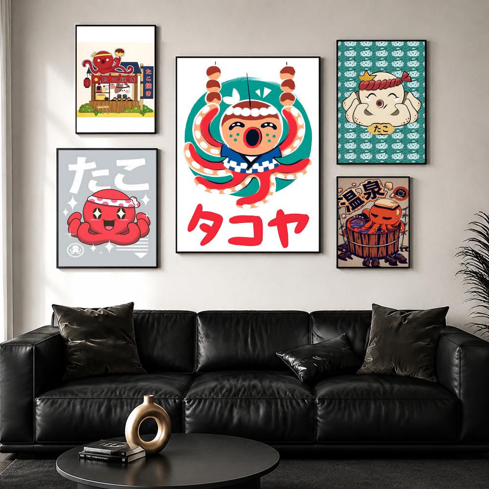 Cute Takoyaki Poster Wall Post - đánh giá và giá Esports Gaming Wallpaper