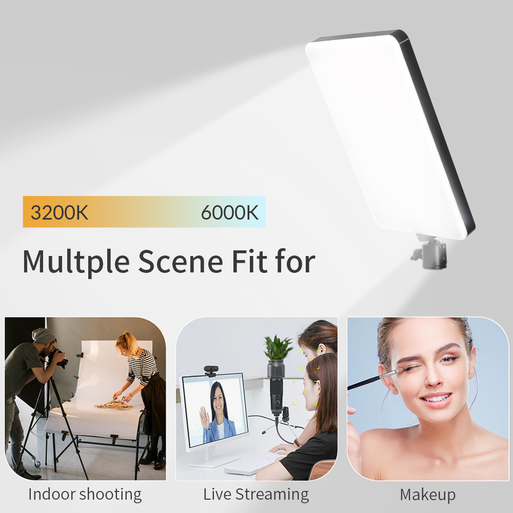 Mờ 10Inch Đèn Led Video Tấm Đỡ - đánh giá và giá Webcam Ring Light