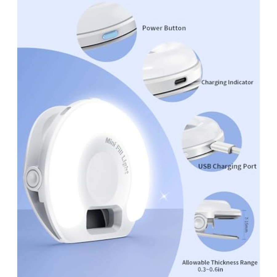 Portable Ring Light for Phone  - đánh giá và giá Webcam Ring Light